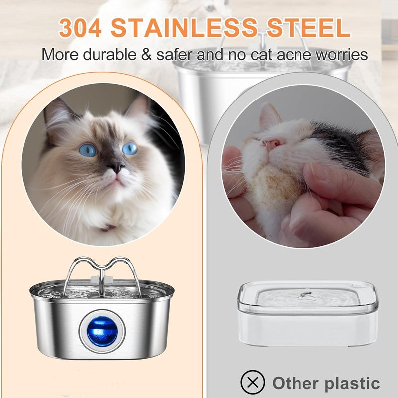 3.2L Pet Water Dispenser - Stainless Steel
