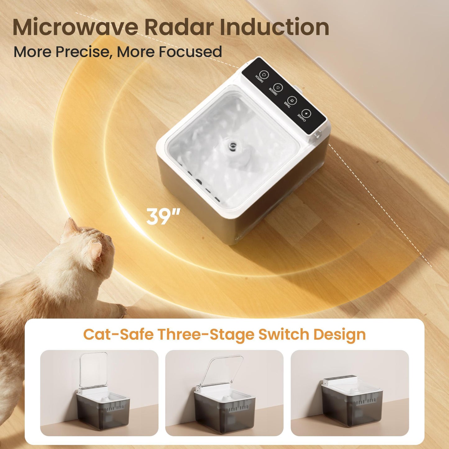 PetsVibe™ | PureFlow Radar-Sensing Smart Station